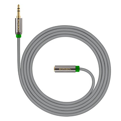 3.5mm Aux Headphone Extension Cable 50 Feet (15 Meters) 3.5mm Male to Female Stereo Audio Extension Cable 50ft (15M) for Car, Stereo, iPhone, Smartphone or any Audio Device ED84071 (2 Pack) - size: 50 Feet, style: Male to Female