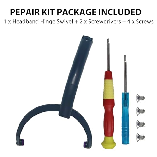 Adhiper Swivel Hinge Repair Kit for Sony WH-1000XM5 Headphone,Blue-Right