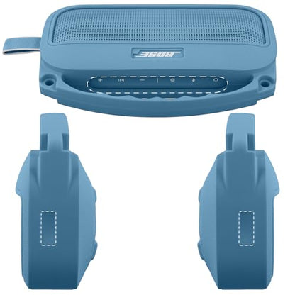 Silicone Cover for Bose SoundLink Flex Portable Speaker 2nd Gen | Scratch-resistant, Unhindered Sound, Silicone Construction, Portable Carrying Silicone Cover, Blue Dusk Silicone Cover - color: Blue Dusk Cover