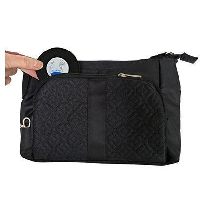 Budley - Tangle-Free Earphone/Earbud Case Compact Storage System, Silicone (Black, Set of 1) - color: Black