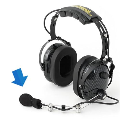 LEFXMOPHY Pop Filter for Rugged Radio Headset Mic Foam 3-Pack Microphone Windscreen