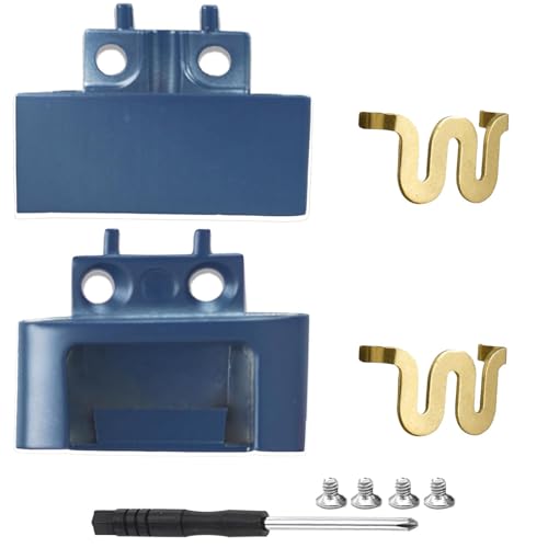 Solo 4 Hinge Replacement Headband Connector Metal Folding Hinge Clip Pin Cover Repair Parts Set Kit Accessories Compatible with Beats Solo 4 Wireless (Model A2924) Headphones. (Slate Blue) - color: Slate Blue