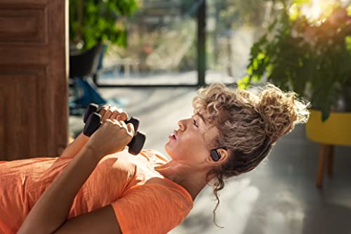 Philips A7306 True Wireless Sports Headphones with Detachable Ear Hooks, Heart-Rate Monitor, UV Cleaning Charging case, Awareness Mode, Waterproof, TAA7306BK | Detachable Ear Hooks, Heart-Rate Monitor, UV Cleaning Charging case, Awareness Mode, TAA7306BK,