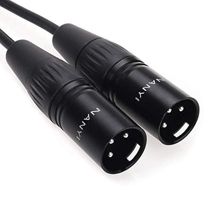 NANYI XLR Male to Male Microphone Cable, 3-Pin, 5ft - size: XLR Male To Male-5FT