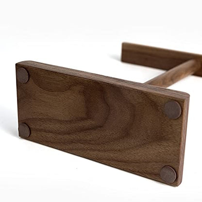 Headphone Stand/Headset Holder Dual Headphones Stand for Desk Solid Wood Gaming Headsets Holder Hanger Creative Display Headset Hanger Simple Bracket Storage PC Gaming Headset Stand ( Color : 1 )