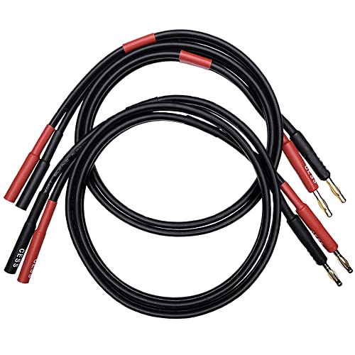 CNCESS Banana Male to Female Extension Cable, 3 ft, 2-Pack - size: 3 Feet