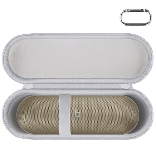 Aenllosi Hard Case for Beats Pill - Speaker Champagne Gold | EVA case construction, Water-resistant design, Dust-resistant design, Case only - color: Gold