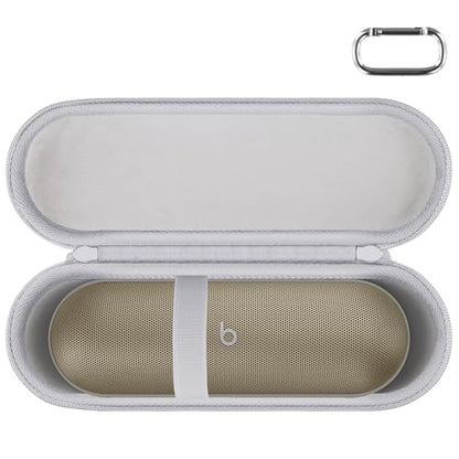 Aenllosi Hard Case for Beats Pill - Speaker Champagne Gold | EVA case construction, Water-resistant design, Dust-resistant design, Case only - color: Gold