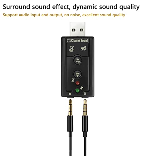7.1 Channel USB External Sound Card Audio Adapter
