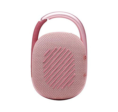 JBL Clip 4 Portable Bluetooth Speaker (Pink) + Bundle with divvi! Protective Hardshell Case (Black) - color: Pink