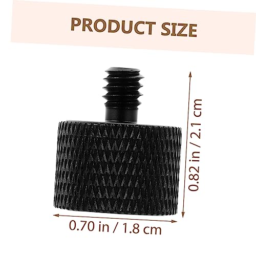 Abaodam Microphone Arm Desk Mount Screw Adapter 5/8 to 1/4 Thread Metal Screw Set