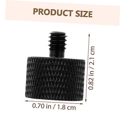 Abaodam Microphone Arm Desk Mount Screw Adapter 5/8 to 1/4 Thread Metal Screw Set