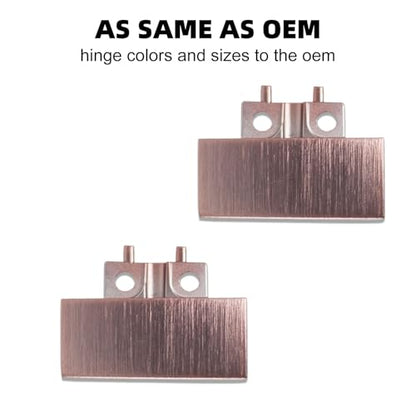 Solo4 Metal Hinge Repair Replacement Parts for Beats Solo4 Cloud Pink | Sturdy metal hinge repair kit with clip and pin, simple installation to fix broken folding parts of Beats Solo4 headsets - color: Cloud Pink