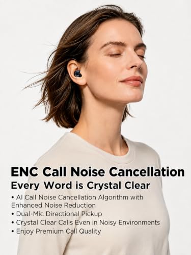 NE91 Invisible Sleep Earbuds, Mini Wireless Bluetooth Earbuds, Hi-Fi Sound | Low-Profile Comfort Fit, Ergonomic In-Ear Design, Tiny Earphones for Side Sleepers, Sleeping, Music, Calls, Work & Travel
