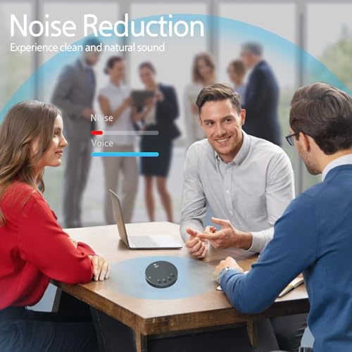 3 in 1 USB Computer Speaker with Microphone, PC Laptop Desktop Conference Speaker with Mic for Smart Home Office and Online Study，360 Degree Enhanced (4) - style: 4