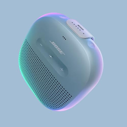 Bose SoundLink Micro Bluetooth Speaker: Small Portable Waterproof Speaker with Microphone, Stone Blue - color: Blue
