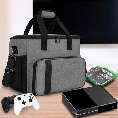 CURMIO Game Console Case Compatible with Xbox Series S/One/One S/One X/360