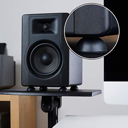 Subble 1.2 '' (8 Pack) Isolation Feet Suitable for 3'' - 5'' inch Speakers, The Hemisphere Bumper with Adhesive Will Prevent Vibrations and Improve The Sound of Your Monitors | Subble - size: 1.2'' x 0.6''