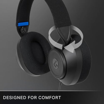 PowerA LucidSound LS10P Gen 2 Wired Gaming Headset for PlayStation - Black, Quick-Access Audio Controls, Designed for Comfort, Premium Audio, flip-to-Mute Boom mic, PC Compatible - style: Black