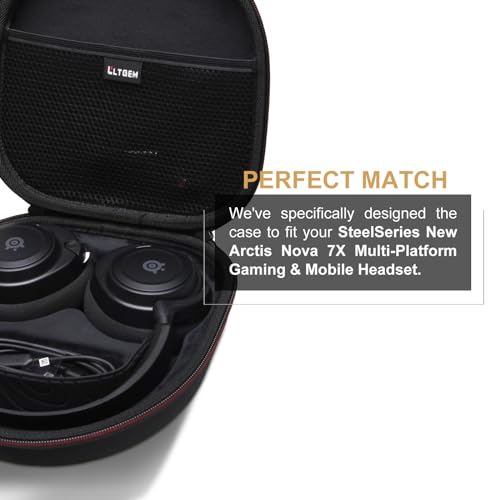 Case for SteelSeries Arctis Nova 7X/7 Wireless Gaming Headset | Hard Carrying Travel Case for SteelSeries Arctis Nova 7X/7 Wireless Gaming Headset - size: for SteelSeries Arctis Nova 7X / 7