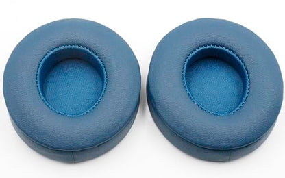 Solo 3 Ear Pads Replacement,Compatible with Beats by Dre Solo 3/Solo 2 Wired/Wireless A1796/B0534 Headphones,Ear Pads Cushions with Upgrade Memory Foam & Strong Adhesive Tape(Aqua Blue) - color: Aqua Blue