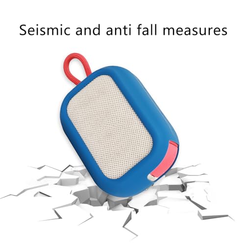 Shockproof Sleeve Silicone Case Flexible Housing for 4 Go Protective Case Covers Speakers Sleeve Shockproof Bluetooth-Compatible - color: White