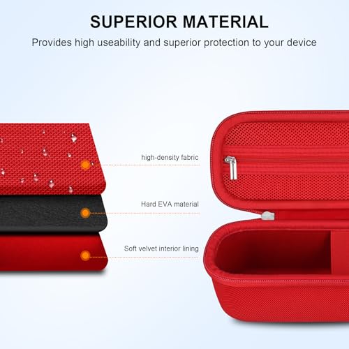 Carrying Case for Beats Pill - Portable Bluetooth Speaker/Beats Pill x Kim - color: Red