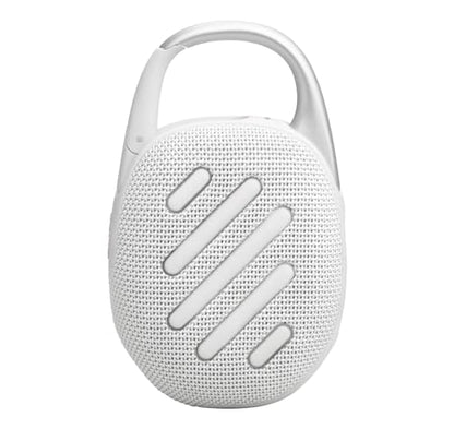 JBL Clip 5 Bluetooth Speaker and divvi! Protective Case - White - color: White