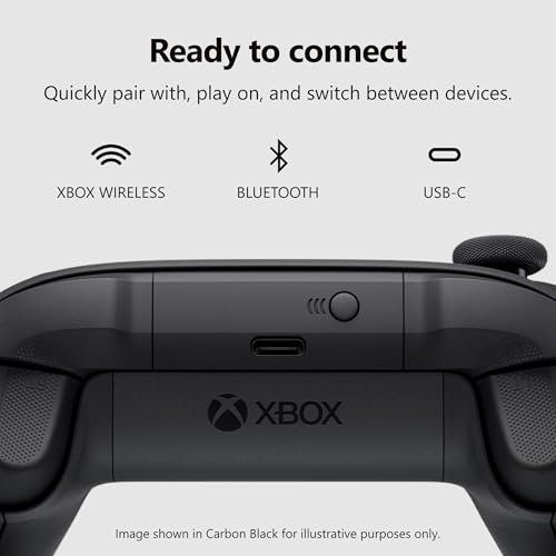 XBOX Wireless Gaming Controller | Pulse Red | Consoles, PCs, TVs, mobile, and more | Textured Grip | Wireless, Bluetooth, USB-C Connectivity - style: Pulse Red