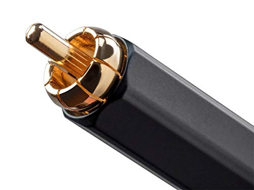Monoprice Onix Series Digital Coaxial Audio/Video RCA Subwoofer CL2 Rated Cable, RG-6/U 75-ohm 12ft Black - size: 12 Feet
