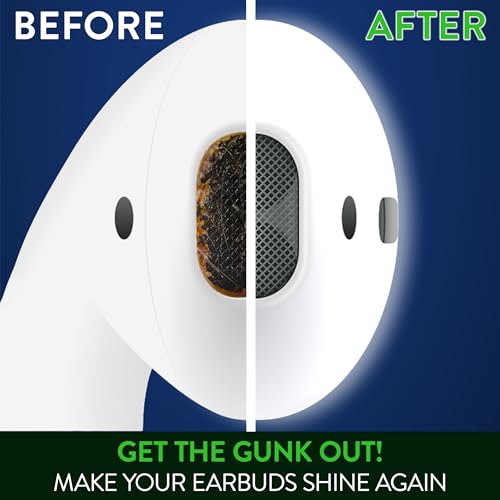 Cleaner Kit for Airpods by AirSquares | the Original Earbud Cleaning Putty Compatible with Airpods & Earbuds, Remove Wax, Dirt & Gunk from Tech Devices, As Seen on NBC's Today Show (12 Pack) | Compatible with Airpods & Earbuds, Removes Wax, Dirt & Gunk, T