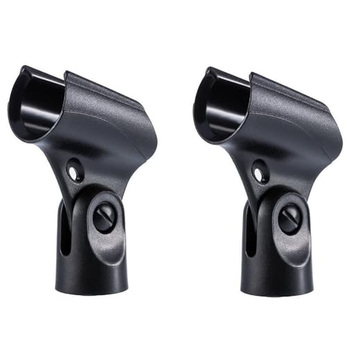 Generic A25D Microphone Clips Clamp Holder Replacement for Shure SM58 BETA58A PG58 BETA57 SM57 Microphone, 2 Pack