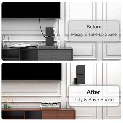 Speaker Wall Mount and Ceiling Mount for Bose UB-20, UB-20 & WB-50 Series II Surround Sound Speaker Mounting Bracket Compatible with Bose CineMate Lifestyle Tilt & Swivel Adjustable up to 180°,Black