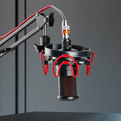 Universal Microphone Shock Mount Adjustable Microphone Stand for All Microphones Size at 18mm-57mm