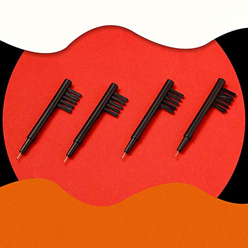 Mudder 12 Pieces Hearing Aid Cleaning Tools Kits Hearing Aid Amplifier Cleaner Brushes Accessories with Wax Loop and Magnet Gifts for Relatives and Friends