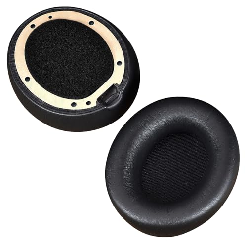Ear Pads Replacement for Beats Studio Pro Wireless Noise Cancelling Headphones by MMOBIEL – Memory Foam and Protein PU Ear Pad Cushions – Noise Isolation Earpads Replacement – Black - color: Black