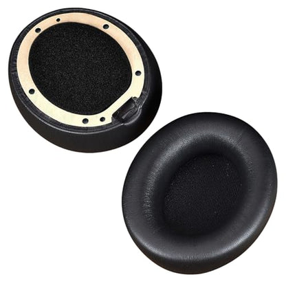 Ear Pads Replacement for Beats Studio Pro Wireless Noise Cancelling Headphones by MMOBIEL – Memory Foam and Protein PU Ear Pad Cushions – Noise Isolation Earpads Replacement – Black - color: Black