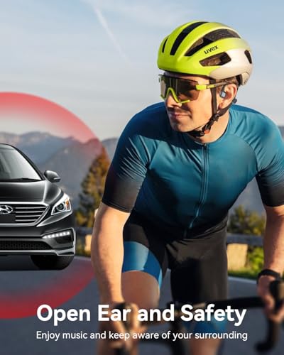 MONODEAL Bone Conduction Headphones Swimming Headphones, IP68 Waterproof | Bluetooth 5.4, Built-in 32GB MP3 Memory, Open Earphones Underwater Earbuds for Swimming Running Cycling