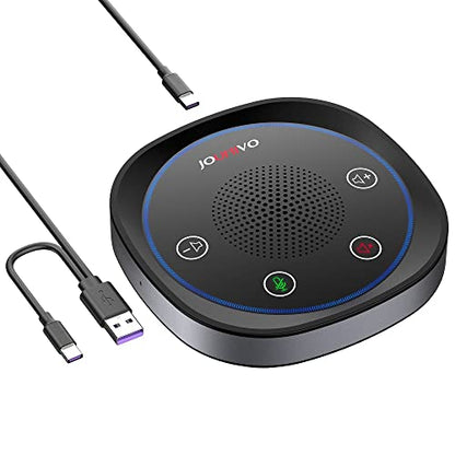USB Speakerphone, Omnidirectional Computer Speaker with Microphone,Plug and Plays Portable Speaker with Microphone for Holding Meetings Anywhere with Immersive Sound - size: JV801pro