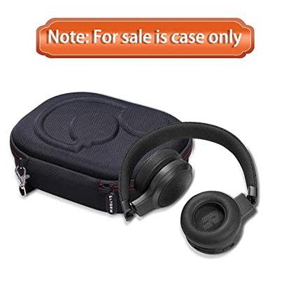 Case for JBL Tune 770NC/510BT/720BT/520BT/670NC/520C Headphones Black | Hard Carrying Travel Case for JBL Live 770NC/670NC/680NC/780NC Headphones - color: 2.Black outside + Black inside