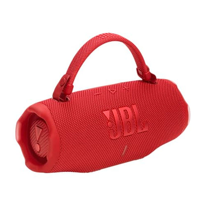 JBL Charge 6 Portable Bluetooth Speaker, Waterproof, Drop-Proof - Red | Long Battery Life Up To 28 Hours, Quick Charging, Built-In Powerbank, Weatherproof For Outdoor, Poolside, And Shower Use - color: Red