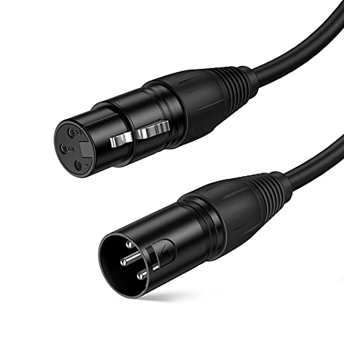 CableCreation 3Pin XLR Male to Female Balanced Microphone Extension Cable - size: 30 Feet, style: 【1 Pack】