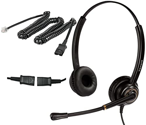 Cisco Phone Headset Corded RJ9 Telephone Headset with Noise Cancelling Mic Compatible with Cisco CP-7821 7841 7942G 7931G 7940 7941G 7945G 7960 7961G 7962G 7965G 7975G 8841 8861 9951 9971 etc