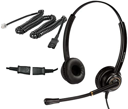 Cisco Phone Headset Corded RJ9 Telephone Headset with Noise Cancelling Mic Compatible with Cisco CP-7821 7841 7942G 7931G 7940 7941G 7945G 7960 7961G 7962G 7965G 7975G 8841 8861 9951 9971 etc