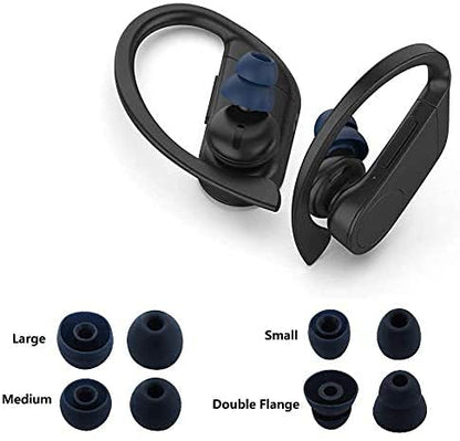 16pcs Navy Ear Tips Ear Buds Ear Gels Replacement for Beat s by dr dre Powerbeats Pro, JNSA Eartips Earbuds Eargels Compatible with Powerbeats Pro/Beat s X, SML and Double Flange, Navy - color: Navy