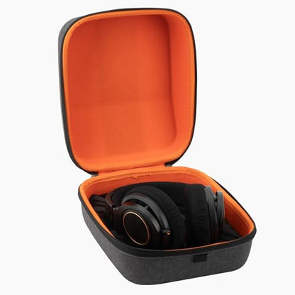 Geekria Shield Gaming Headset Case for Large-Sized Over-Ear Headphones, Replacement Hard Shell Travel Carrying Bag with Cable Storage, Compatible with Razer Kraken X, Corsair HS70, HS35