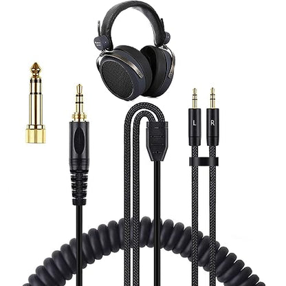 V-MOTA HE400i(2.5mm Plug Version) Cable Compatible with Hifiman HE400S, HE-400i, HE560, HE-350, HE1000, HE1000 V2 Headphone, 5.9Ft to 16Ft (Dual 2.5mm Plugs)