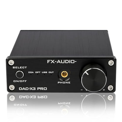 FX-Audio DAC-X3PRO USB DAC ESS9023 Headphone Amplifier CS8416 Support ASRC Transmission HiFi Portable Decoder Headphone Amp
