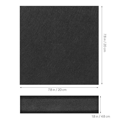 Sound Absorbing Turntable Isolation Pads for Music Equipment Black