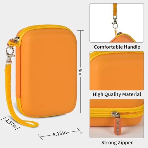 PAIYULE Travel Carrying Case for R36S RG353V RG353VS Handheld Game Console - color: Orange, style: For R36s